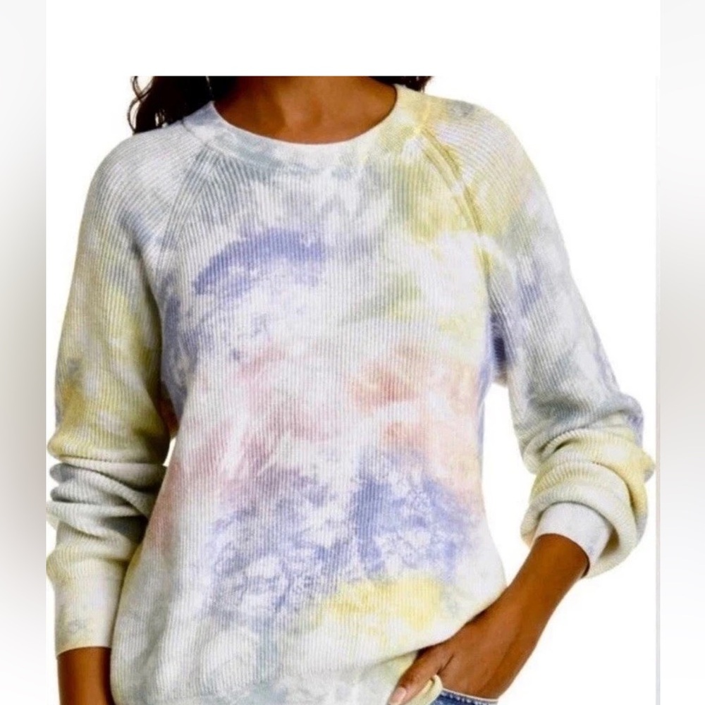 NEW WITH TAG SMALL RAILS VENUS SWEATER TIE DYE RAINBOW